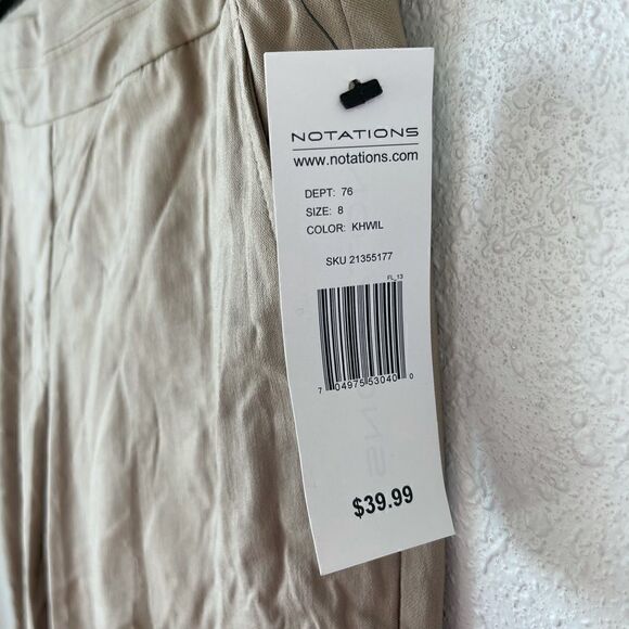 NWT Notations Women’s Dress Pants Size 8 and 10 - Picture 4 of 8
